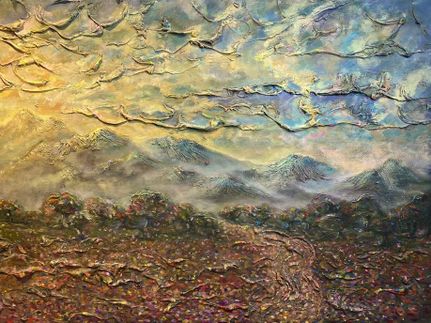 Горный Пейзаж, холст,масло, 61_81