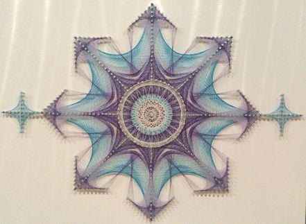 Звезда в стиле StringArt - эксклюзивный подарок