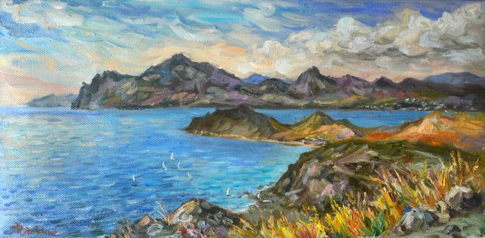 Вид на Коктебель