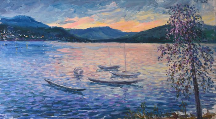 Вечернее озеро