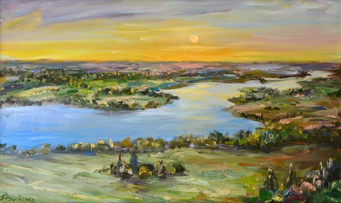 Вечернее озеро