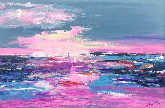 Розовый закат