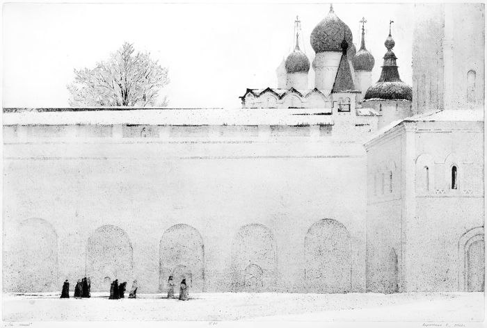 "За стеной" из серии "На белом"