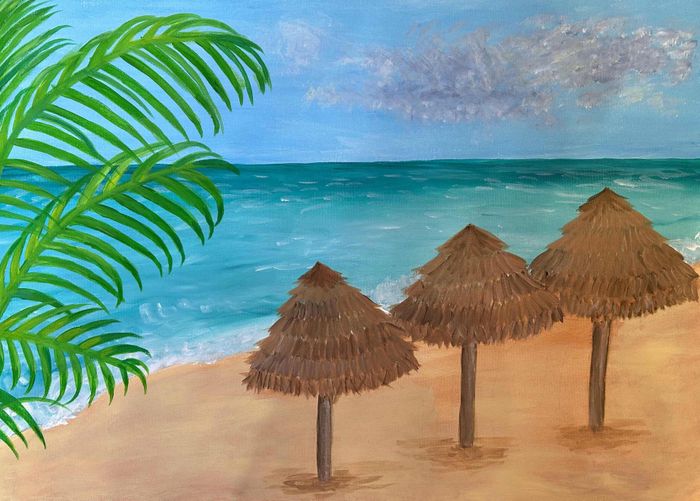 Пустынный пляж