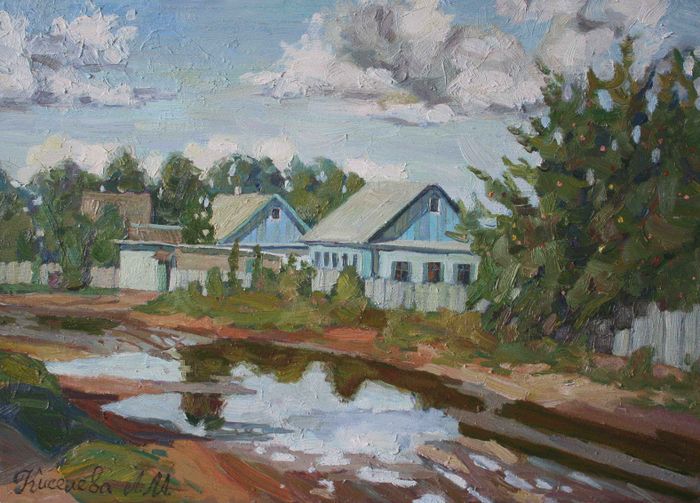 Летели облака