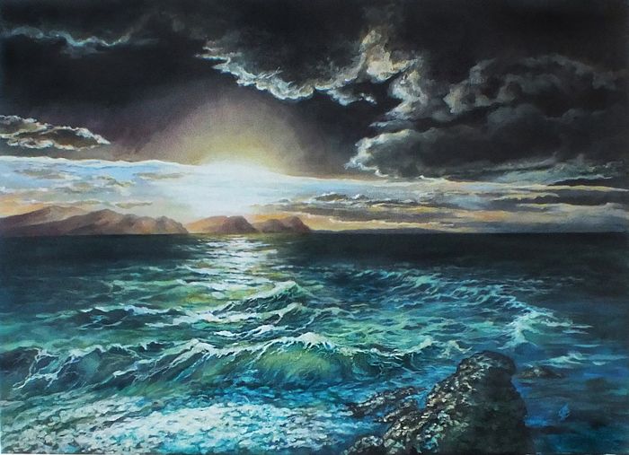 Восход над морем