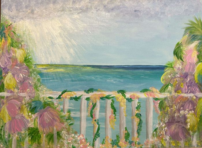 Терраса с видом на море