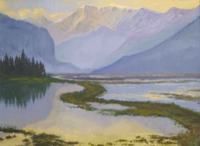 Закат в горах