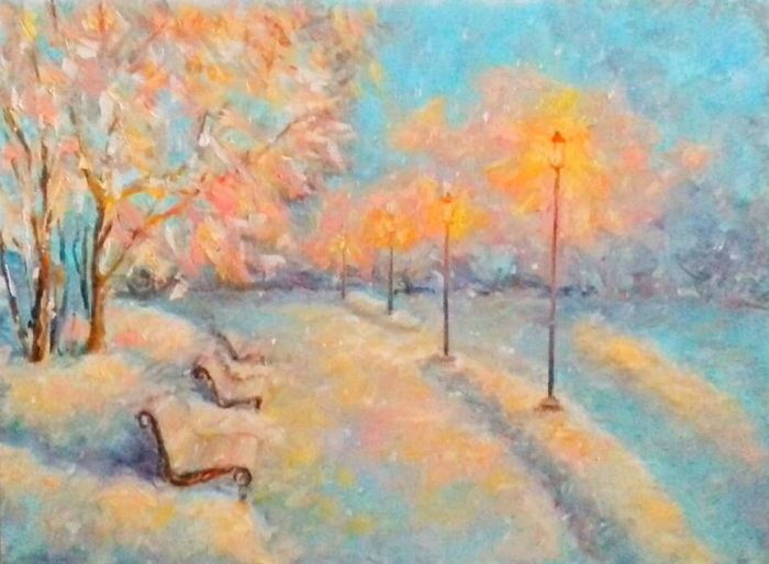 Зимний вечерок