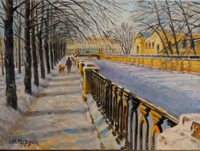 Солнечное февральское утро.