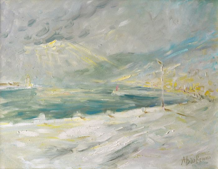 Зимний солнечный день