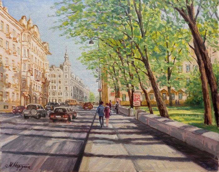 Солнечное утро на Каменноостровском