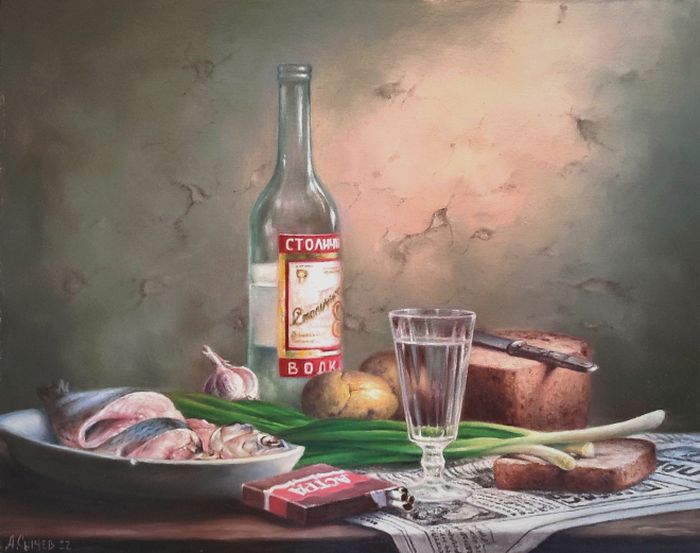 Натюрморт с хлебом