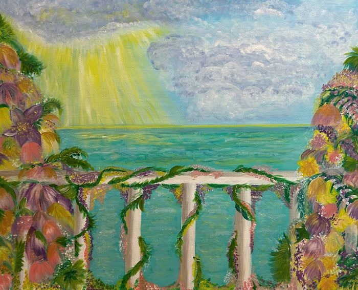 Терраса с видом на море