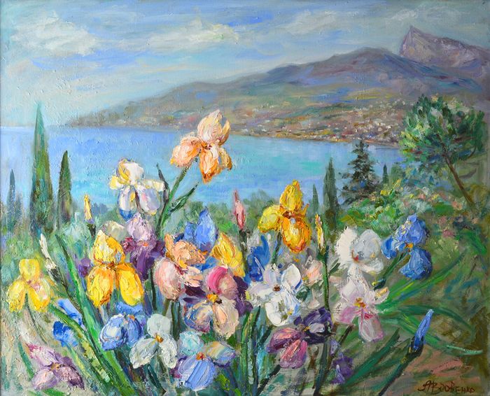 Японские  ирисы