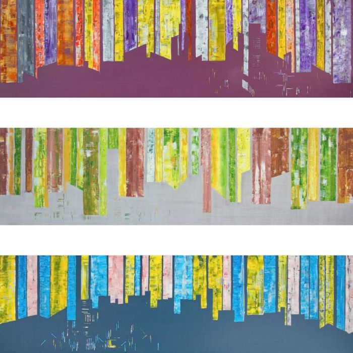 Осло, Портленд, Гонолулу Экология Абстракция Триптих