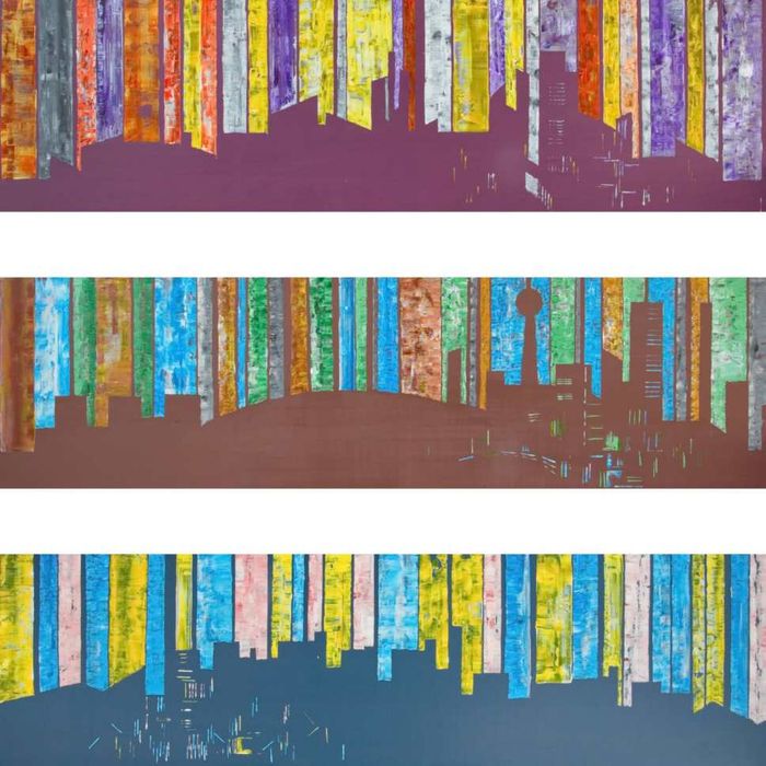 Торонто, Портленд, Гонолулу Экология Абстракция Триптих