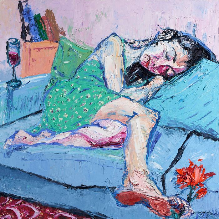 Сон на диване