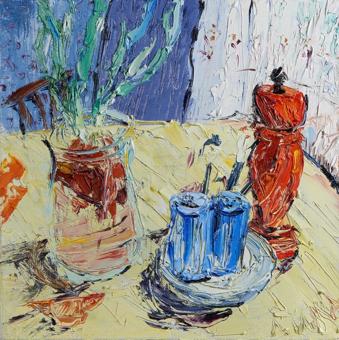 Лук, перец и соль