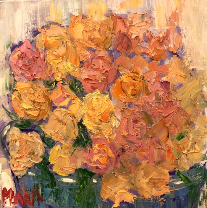 Orange roses