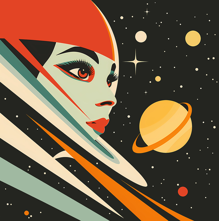 Космическая девушка