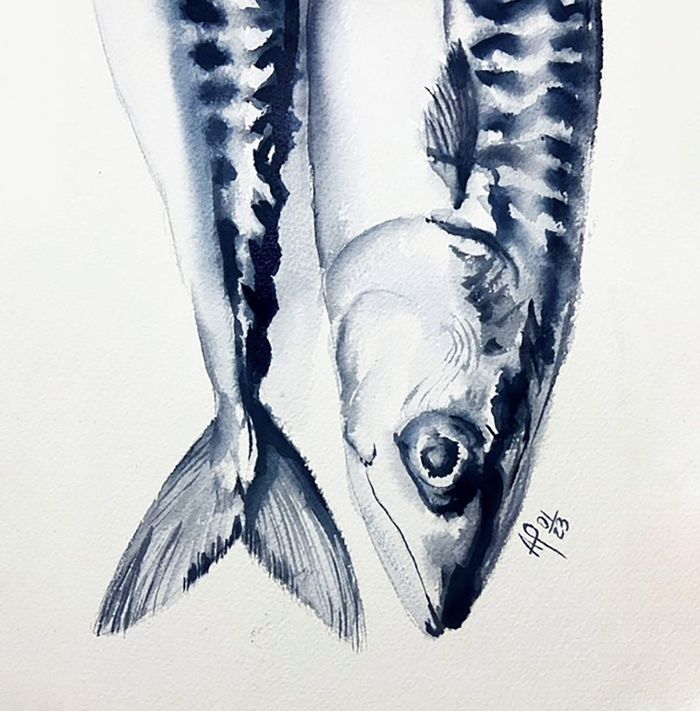 2 половины 1 рыбы