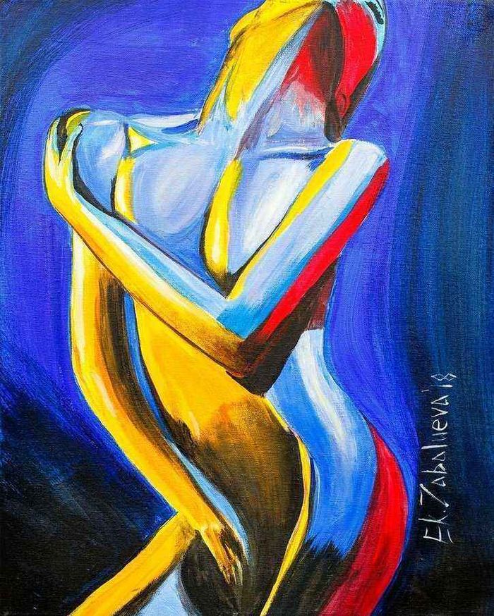 Цветная девушка