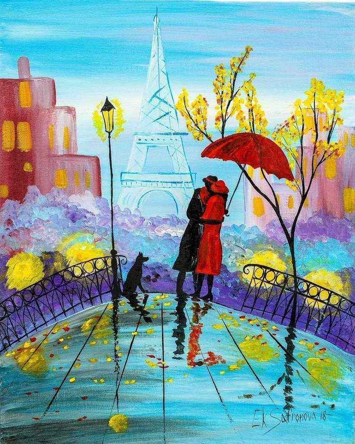 Вечерний Париж