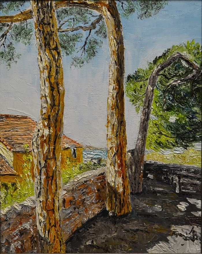Дворик в Каннах (Франция) (Patio in Cannes (France)