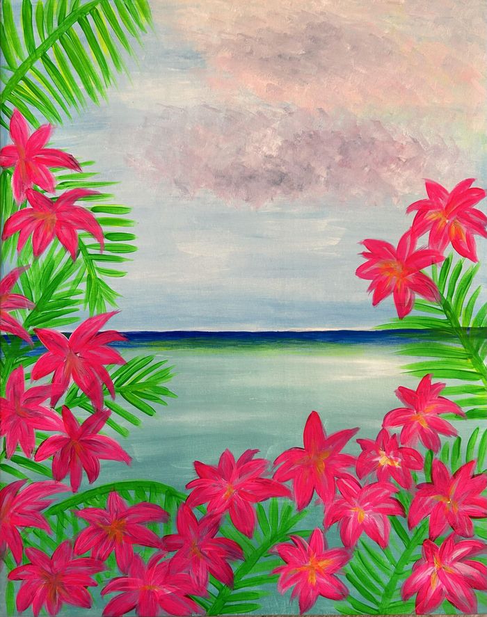 Неоновый закат