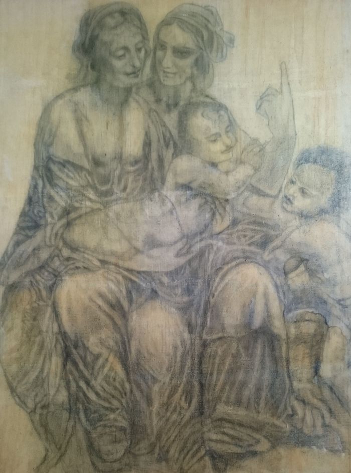 Мадонна с младенцем и святой Анной