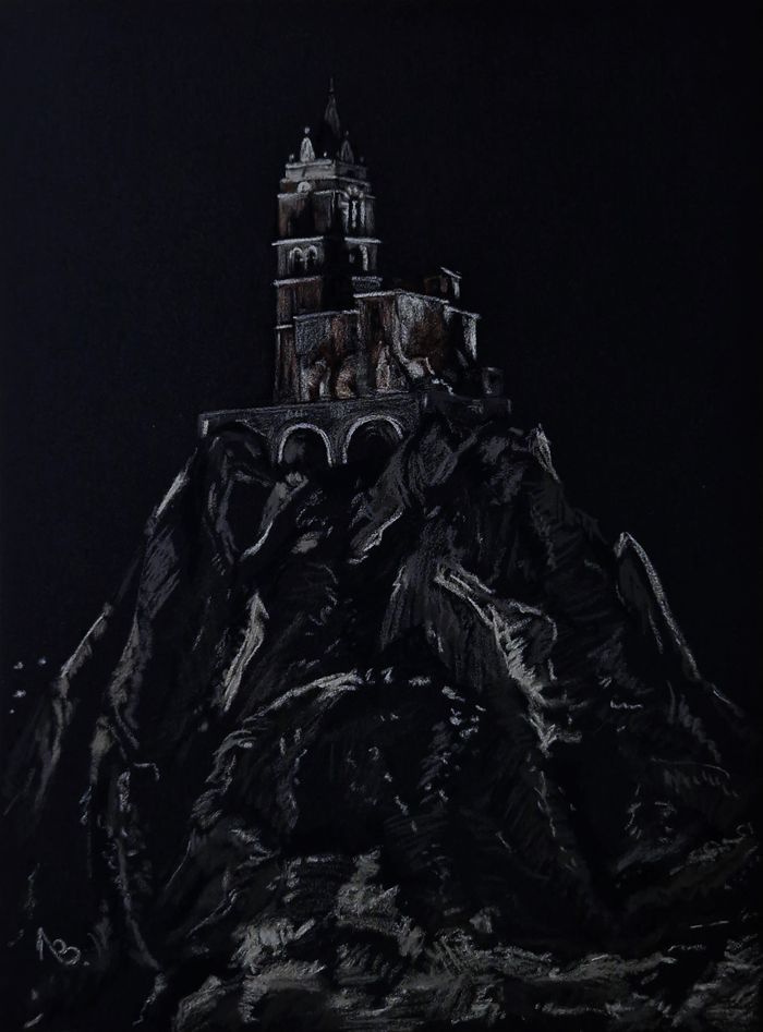 Часовня Св. Михаила на скале Эгий в Ле Пюи Ан Веле (St Michel, Aiguilhe, Le Pui-en-Velay)