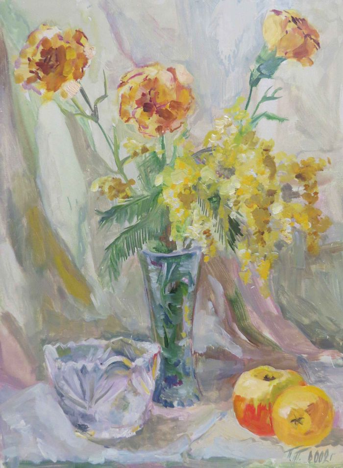 Натюрморт с гвоздикой