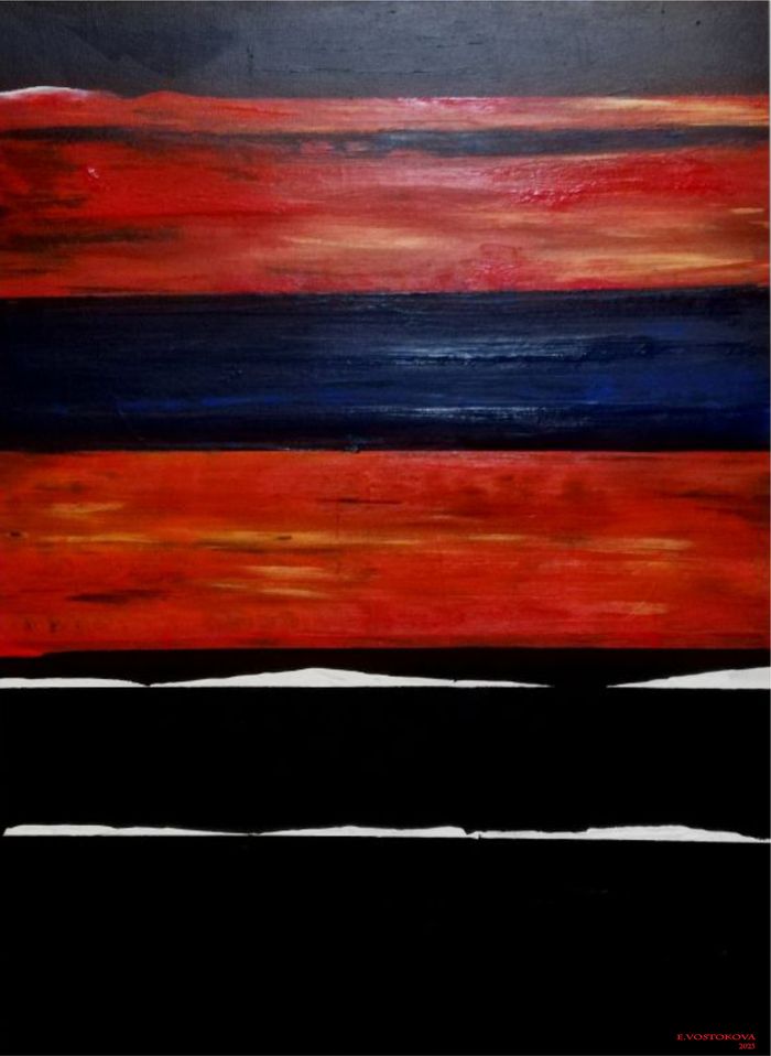 Закат над морем