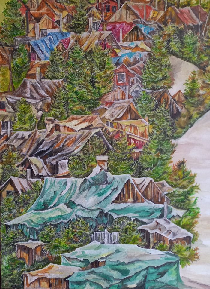 Старый Магадан.Клубная улица.