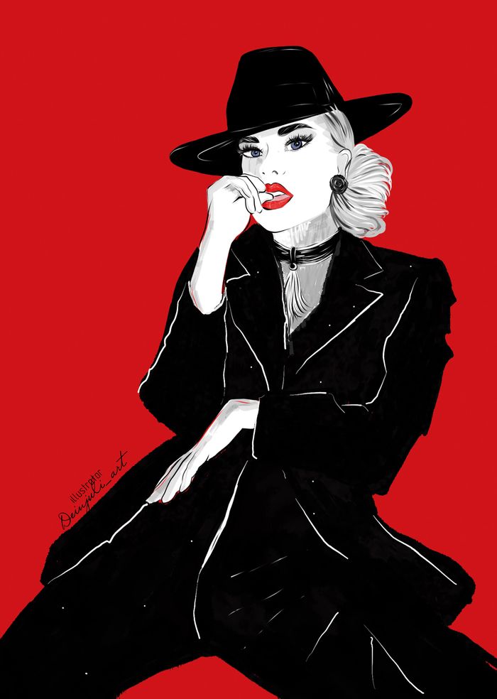 Девушка в шляпе