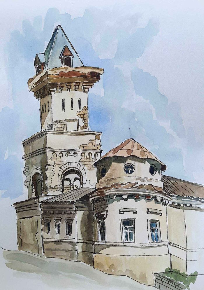 Полицейская часть с пожарной каланчой